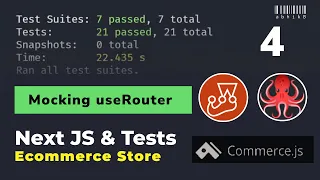NextJS & Tests :  mocking useRouter (just basics) with react testing library (4/6)