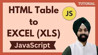 JavaScript Export Html Table to Excel xlsx via SheetJS
