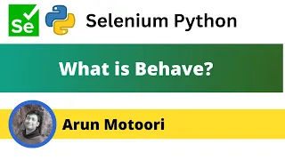 2 What is Behave Selenium Python