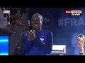 L'accueil de folie pour N'Golo Kanté lors de la célébration du trophée de la Coupe du monde !