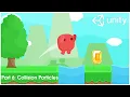 How to trigger particle burst on collision - Unity Tutorial