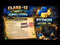 L8 STRING in Python ONE SHOT lecture Class 12 Sem 3 Python Computer Application Science