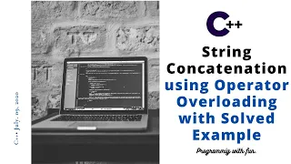 Lec String Concatenation using Operator Overloading in C C Tutorial in Urdu