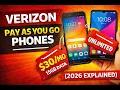 Verizon Pay As You Go Phones Prepaid Plans Explained 2026
