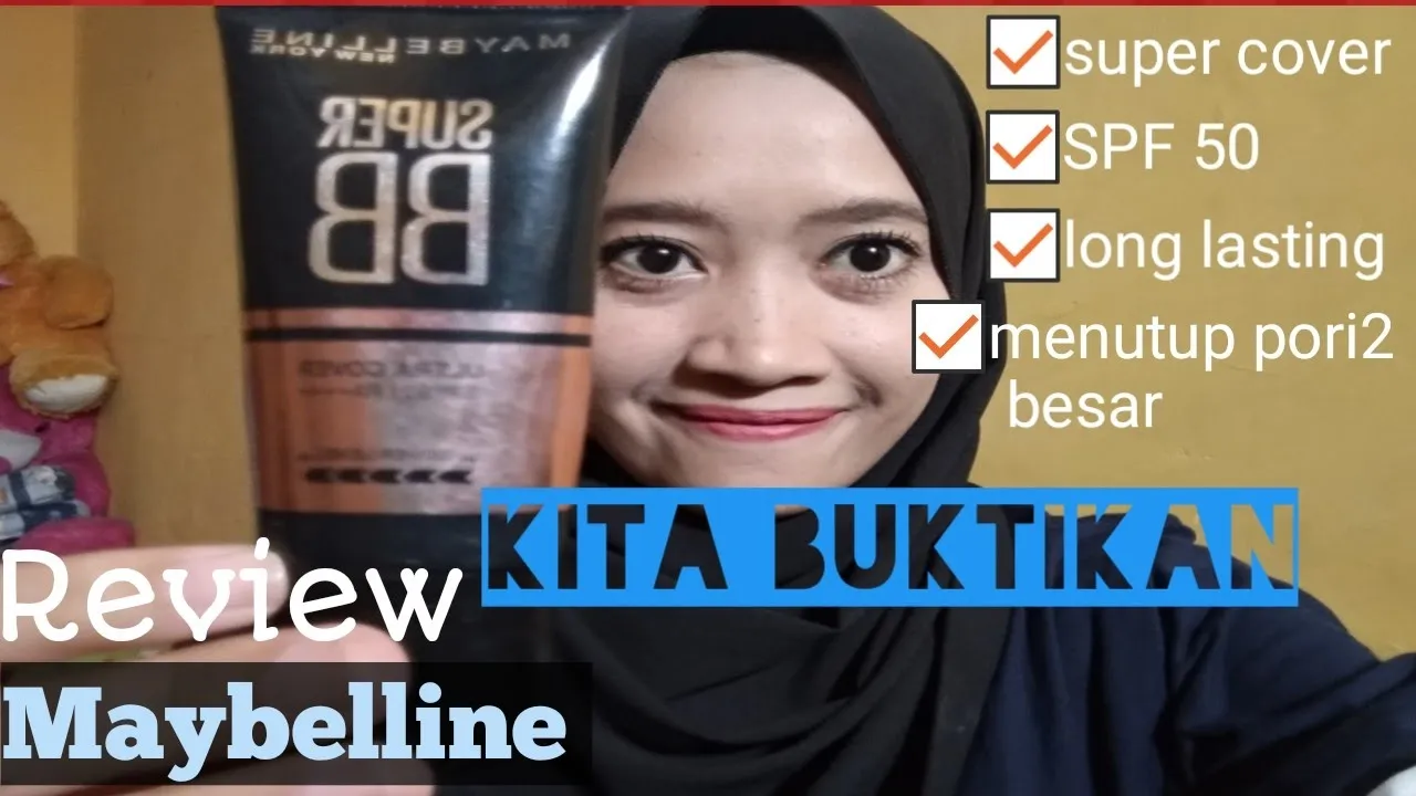 MAYBELLINE One Brand Makeup Tutorial untuk wajah berjerawat / acne prone skin. 