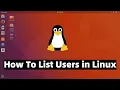How To List Users in RHEL