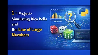 Understanding the Law of Large Numbers Through Dice Roll Simulations in Python