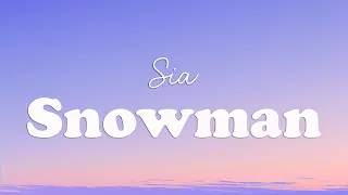 Download Sia - Snowman (Lyrics) MP3