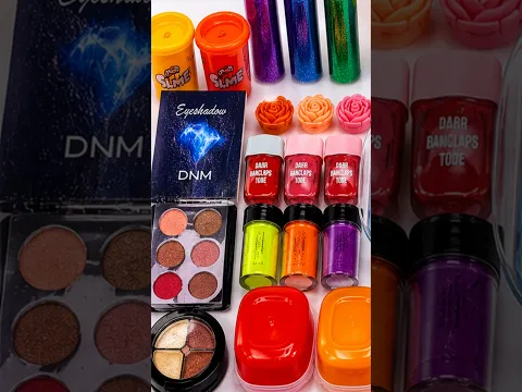 Satisfying Video l Mixing All My Slime Eyeshadow Slime  Smoothie ASMR l RainbowToyTocToc shorts 2