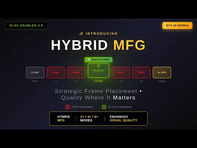 Hybrid MFG for RTX4000 & HUD Detection Update