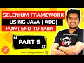 Page Object Model Selenium WebDriver Create Custom Selenium Framework using Java Part 5 POM