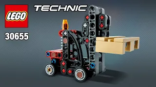 LEGO® Technic™ Forklift with Pallet (30655)[78 pcs] Step-by-Step Instructions @TopBrickBuilder