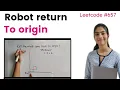 1 0 Interview coding questions - Robot back to origin