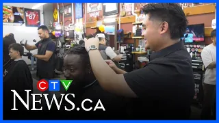 Calgary barber hosts Cuts for a Cause