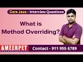 What is Method Overriding in Java Ameerpet Technologies By Srinivas