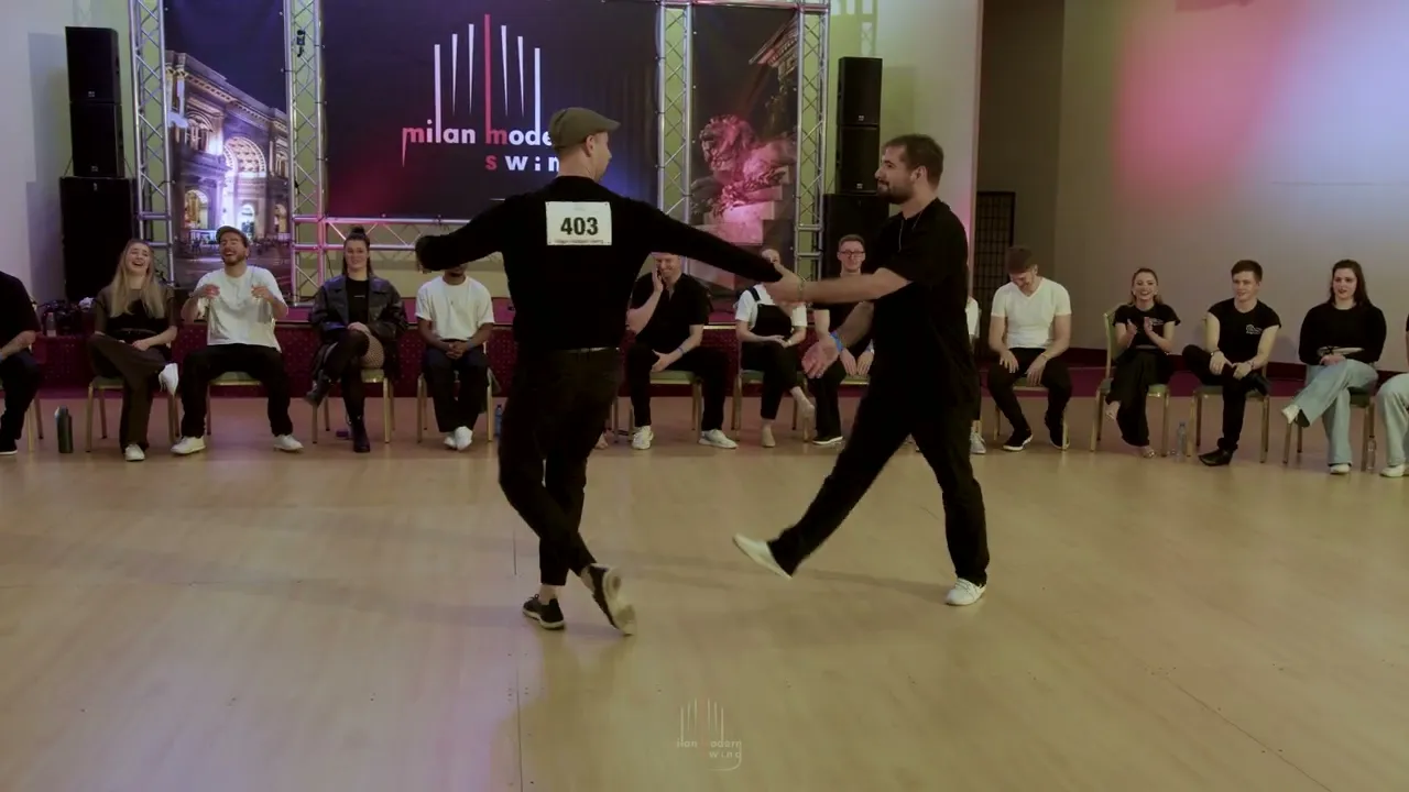 Attila Pártos & Ludovic Pelegrin - 3rd place Strictly Open Finals - Milan Modern Swing 2025
