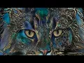Cat painting by Lea Roche
