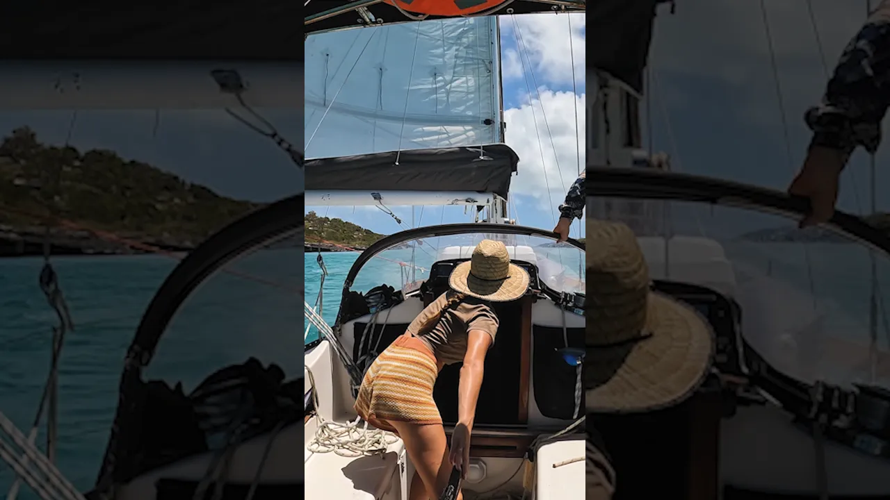 Sailing through a Hole in the Wall #shorts