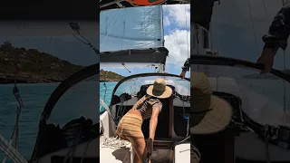 Sailing through a Hole in the Wall #shorts