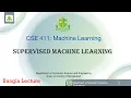 Supervised Machine Learning Full Lecture 2 Slide by Slide Bangla Machine Learning Tutorial