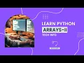 Arrays In Python Python Array Operations Python Tutorial For Beginners