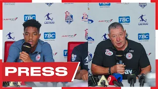 PRESS:KOCHA MKUU STEVE BARKER NA SEMFUKO WAKIZUNGUMZIA MAANDALIZI YA MCHEZO DHIDI YA GEITA