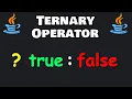 Learn the Java ternary operator in 5 minutes