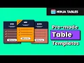 Create Professional Tables in No Time with Table Templates Ninja Tables