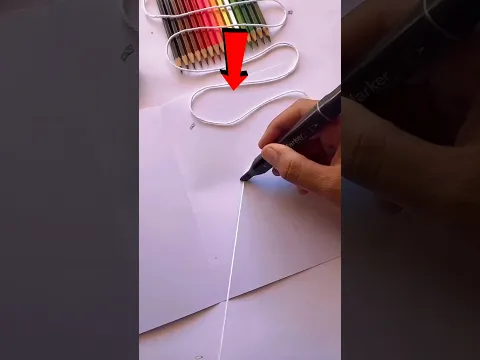 Puso tinta en un hilo y el resultado sorprendió a todos 🤯