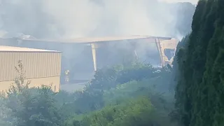 Weaber Lumber in Lebanon still smoldering after dramatic overnight fire