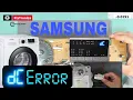 SOLVED Samsung EcoBubble Front Load Washer dc Error Code Door Lock Issue fixed