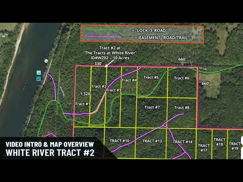 Video Intro and Map Overview (Owner Financed Land for Sale in Arkansas) WZ02 #riverside #landforsale