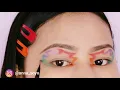 Rainbow 🌈 Flame Makeup tutorial by Anna Soyu
