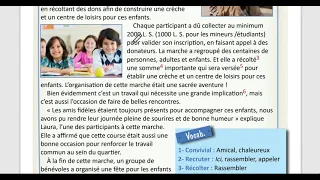 الوحدة الاولى حادي عشر منهاج حديث تتمة استيعاب كتابي صفحة 13 مدام مها Compréhension écrite 