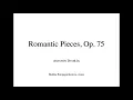Dvorak - Romantic Pieces, 1st Mov. (piano accompaniment)