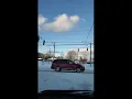 Driving through Snow-Covered Elkins West Virginia