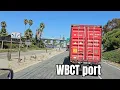 Driving in the Ports of Los Angeles WBCT Port
