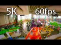Nickelodeon s Slime Streak front seat on-ride 5K POV 60fps Nickelodeon Universe Theme Park