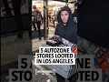Five different AutoZones looted in Los Angeles on the same night after street takeovers 4 arrests