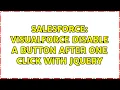 Salesforce Visualforce disable a button after one click with JQuery