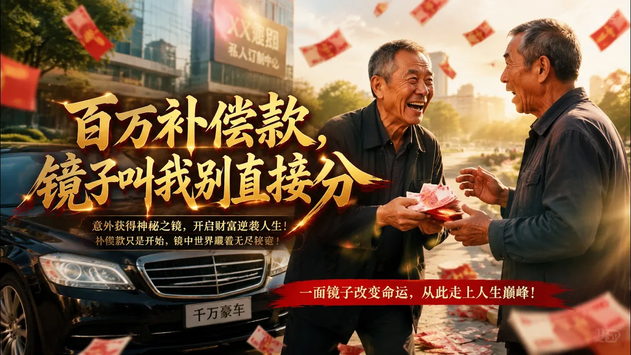 百万补偿款,镜子叫我别直接分