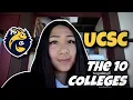 THE 10 COLLEGES AT UCSC UC Santa Cruz - How to Pick Your College Affiliation