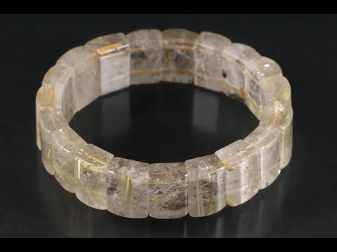 ルチルクォーツ16mm幅 バングルブレスレット｜天然石通販 キラリ石