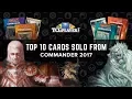MTG Top 10 Cards Sold Commander 2017