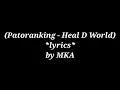 Download Lagu patoranking heal de world video lyrics.