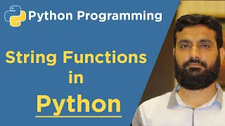 String Functions in Python in Urdu Python for beginners ADP CS Urdu Hindi Lecture 4