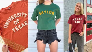 HOMETOWN TEES!--FABRIC LETTER T-SHIRTS--Easy Applique for Beginners!