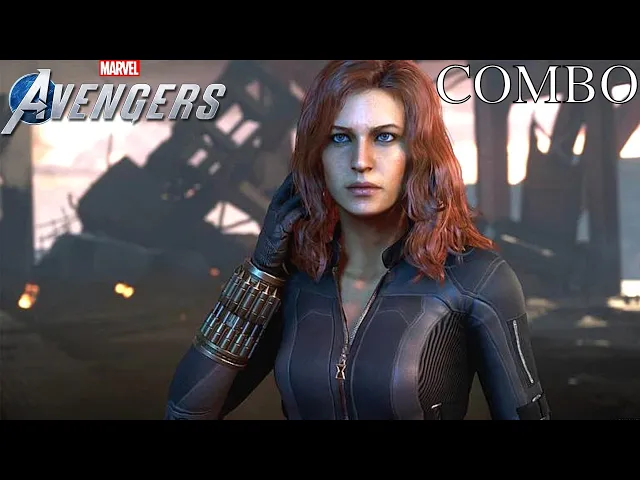 BLACK WIDOW - Natasha Cool Combos &amp; Moves Showcase | MARVEL'S AVENGERS