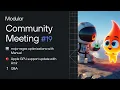 August 2025 Community Meeting mojo-regex optimizations and Apple GPU support
