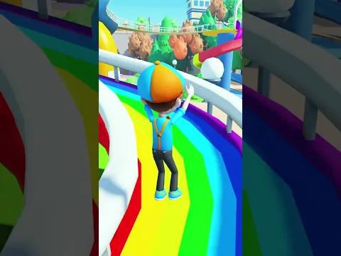 Blippi e il Cammino Arcobaleno 🌈 #shorts #colori